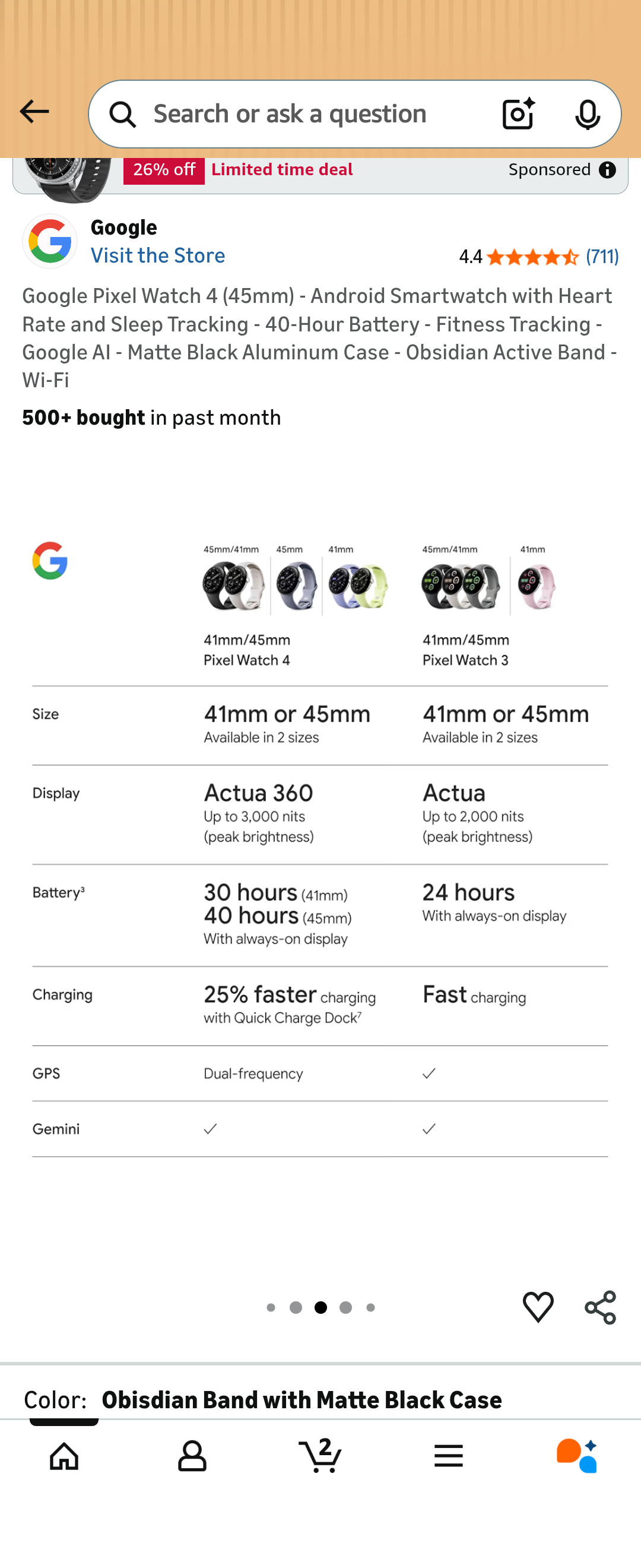Google Pixel Watch 4 (45mm)
